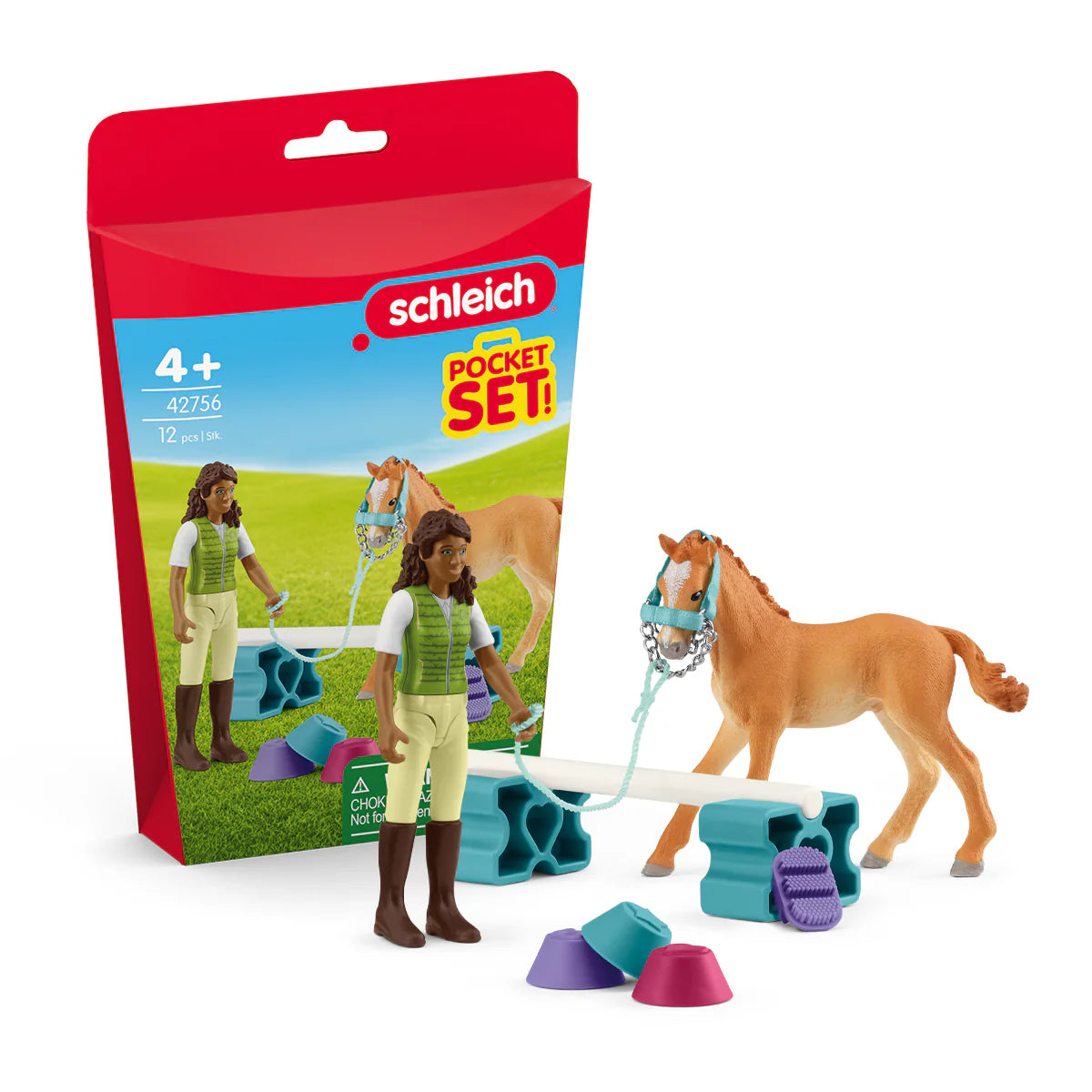 Schleich Training Set With Foal and Sarah (42756)