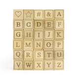 Whittle Wood Letter Blocks