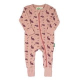 Parade Long Sleeve '2-way' Zipper Romper Prints