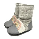 Nooks Felted Booties Embroidered 0-18 Mos