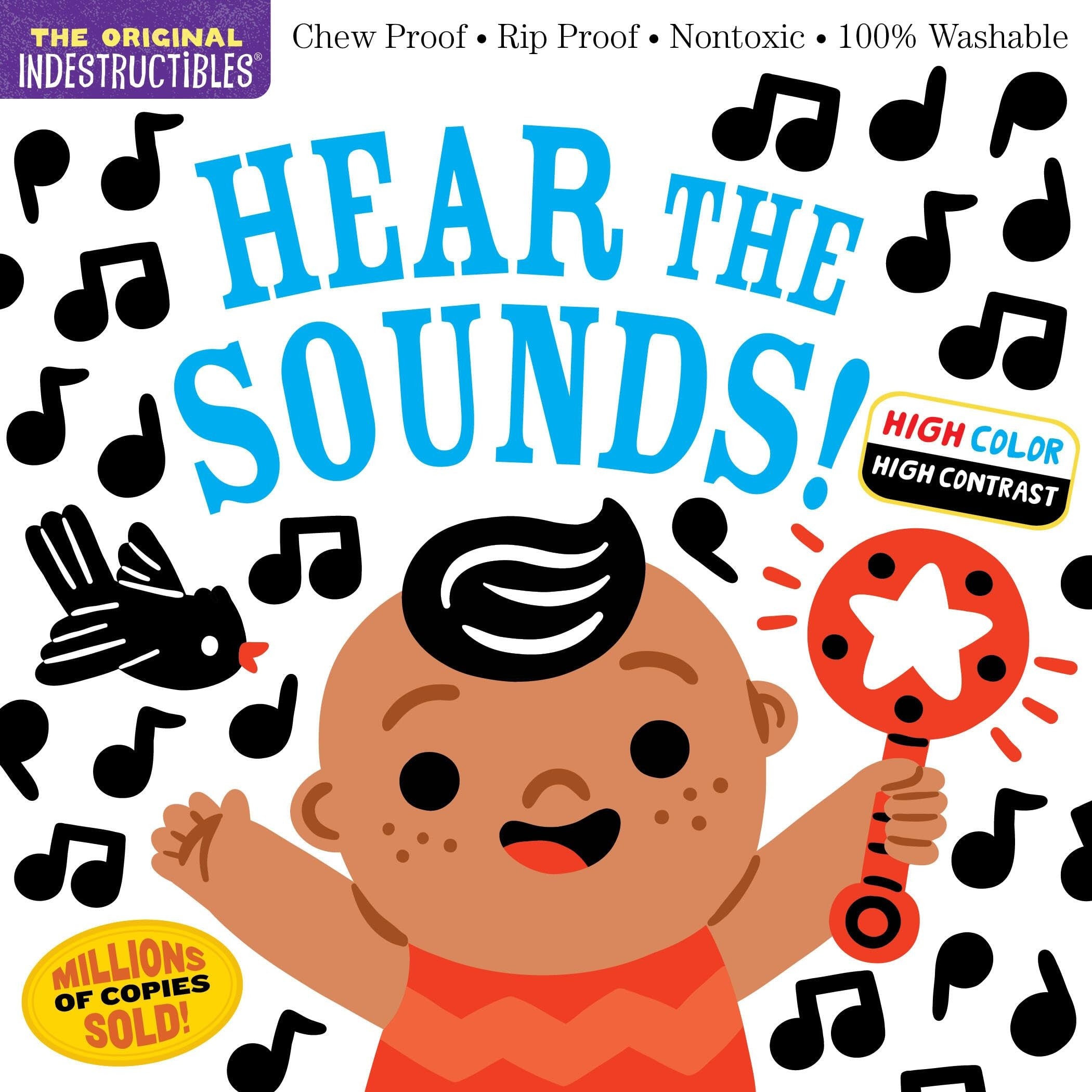 Indestructibles Book Hear the Sounds Contrast