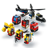 Lego City Helicopter, Fire Truck & Submarine Remix (60462)