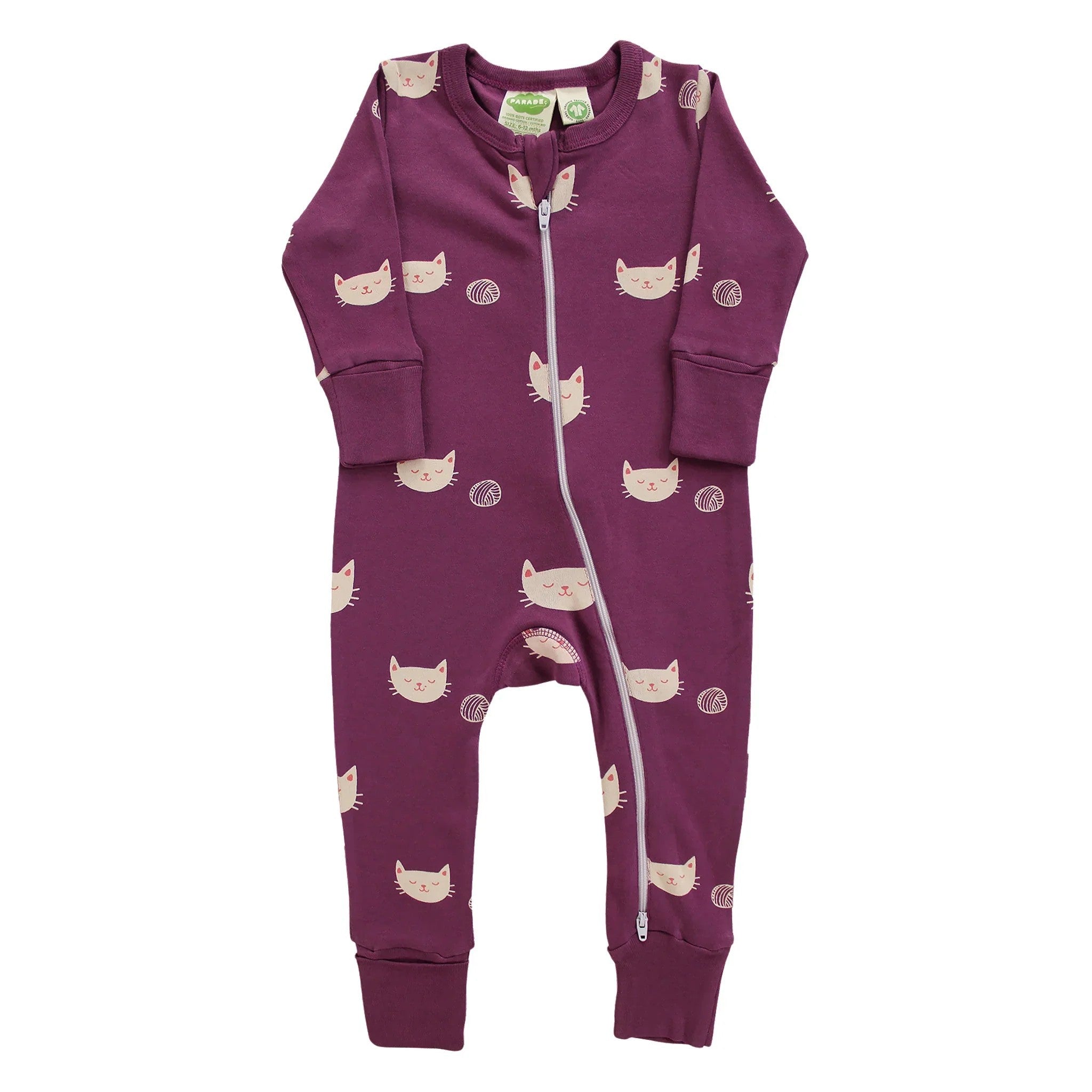 Parade Long Sleeve '2-way' Zipper Romper Prints