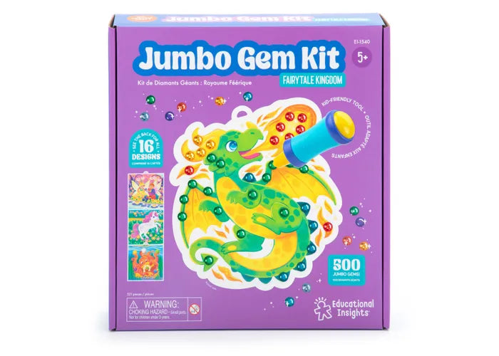 Educational Insights Jumbo Gem Kit Fairytale Kingdom