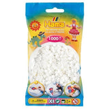 Hama 1K Midi Beads in Bag White