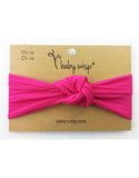 Baby Wisp Nylon Turban Headband Dark Pink