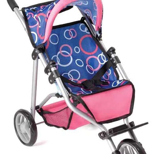 Playwell 3 Wheeled Doll Stroller