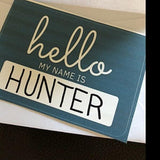 AMK Design Hello My Name Is Sticker