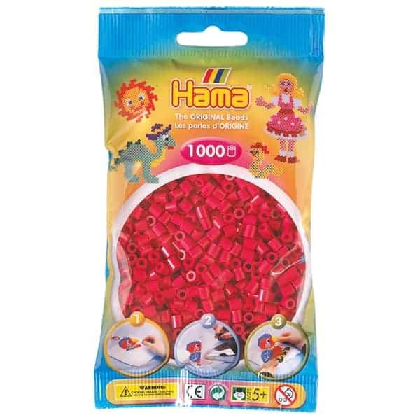Hama 1K Midi Beads in Bag Claret Pink