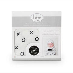 Lulujo Hello, World Newborn Set XO