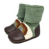 Nooks Felted Booties Embroidered 0-18 Mos