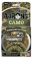 Crazy Aaron's Thinking Putty Woodland Camo