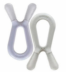 Zoli Bunny Teether 2 Pack Lilac & Ash