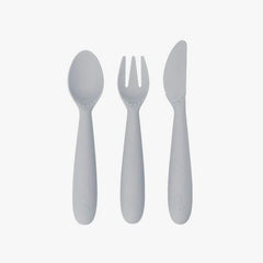 EZPZ Happy Utensils Pewter