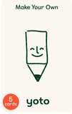 Yoto Audio Cards Pack Make Your Own (Pack of 5)