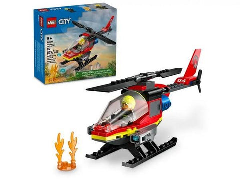 Lego City Fire Rescue Helicopter (60410)