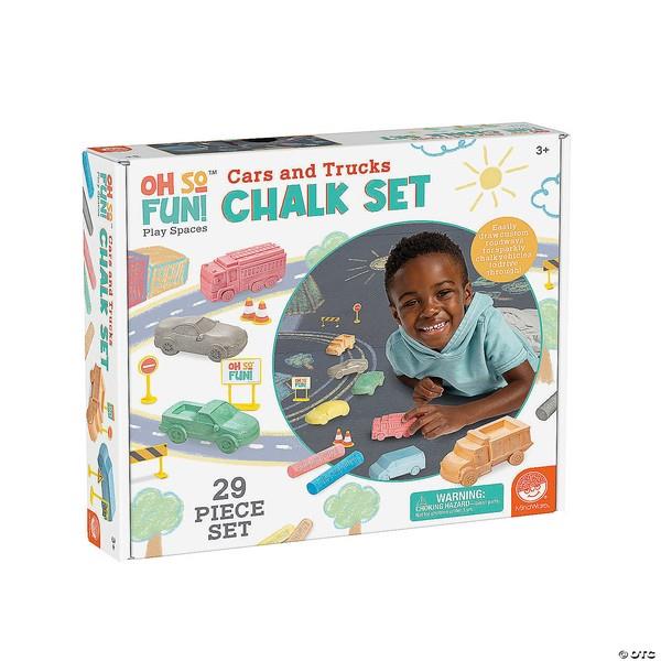 Mindware Cars and Trucks Chalk Set