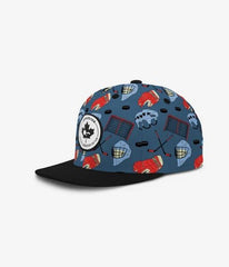Headster Snapback Hat Hockey Night