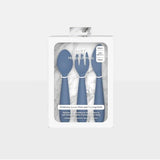 EZPZ Happy Utensils Indigo