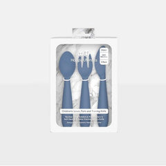 EZPZ Happy Utensils Indigo