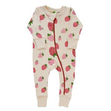 Parade Long Sleeve '2-way' Zipper Romper Prints
