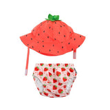Zoochini Infant Swim Set Hat and Diaper