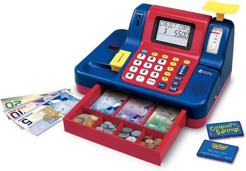 Learning Resources Pretend & Play Calculator Cash Register with Canadian Currency