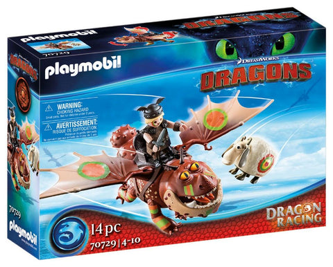 Playmobil Dragon Racing: Fishlegs & Meatlug (70729)