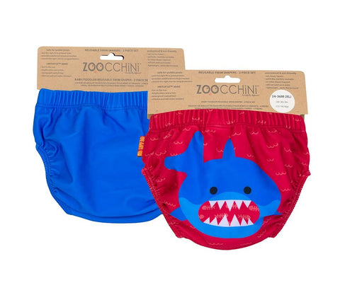 Zoocchini Knit Reuseable Swim Diaper 2 Pack