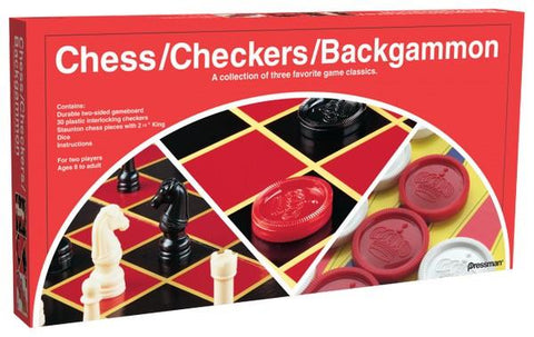 Pressman Chess, Checkers and Backgammon