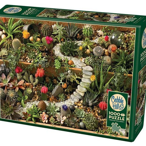 Cobble Hill 1000 Piece Puzzle Succulent Garden