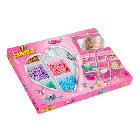 Hama Bead Gift Box Jewellery (Pink)