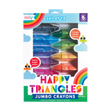 Ooly Happy Triangle Jumbo Crayons