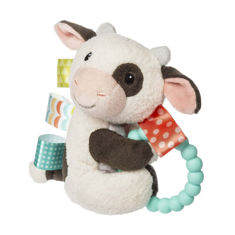 Mary Meyer Taggies Teether Rattle Buttercup Cow