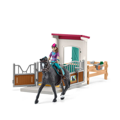 Schleich Horse Box with Hannah and Cayenne (42710)