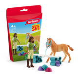 Schleich Training Set With Foal and Sarah (42756)
