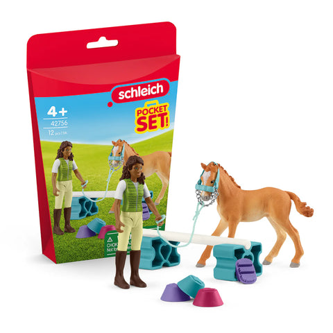 Schleich Training Set With Foal and Sarah (42756)