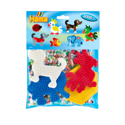 Hama 3000 Piece Midi Pack Animals