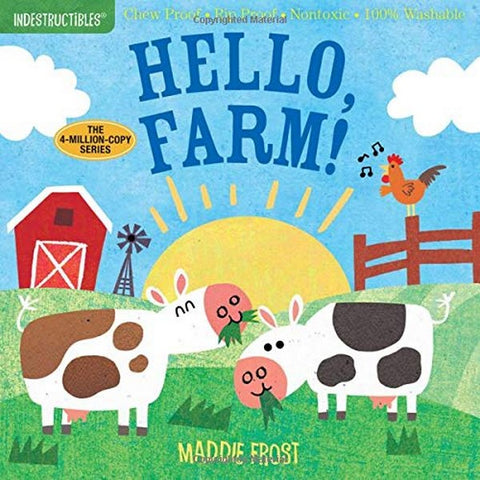 Indestructibles Book Hello, Farm!