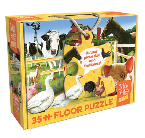 Cobble Hill 35 Piece Floor Puzzle Welcome to the Farm