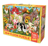 Cobble Hill 35 Piece Floor Puzzle Farmyard Greetings