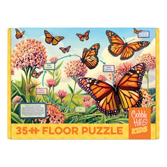 Cobble Hill 35 Piece Floor Puzzle Life Cycle of a Monarch