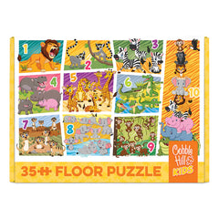 Cobble Hill 35 Piece Floor Puzzle Animal Count