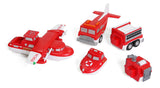 Popular Playthings Magnetic Mix or Match Vehicles Fire Rescue