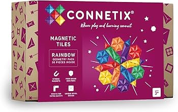 Connetix Rainbow Geometry Pack 30 Pieces