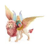 Schleich Fairy In Flight On Winged Lion (70714)