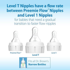 Dr. Brown's Silicone Narrow Nipple Level T