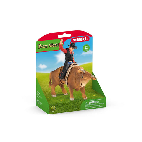 Schleich Cowboy With Bull (72120)
