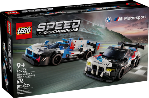 Lego BMW M4 GT3 & BMW M Hybrid V8 Race Cars (76922)