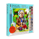 Bright Stripes Paint By Number Dog's Day Out